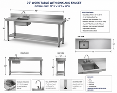 Custom Stainless Steel Commercial Kitchens