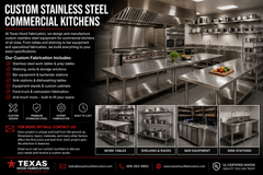 Custom Stainless Steel Commercial Kitchens