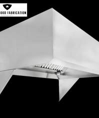 10 FT TEXAS HOOD FABRICATION Restaurant Exhaust Hood Depth of 42
