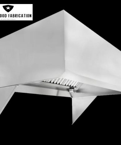 10 FT TEXAS HOOD FABRICATION Restaurant Exhaust Hood Depth of 42