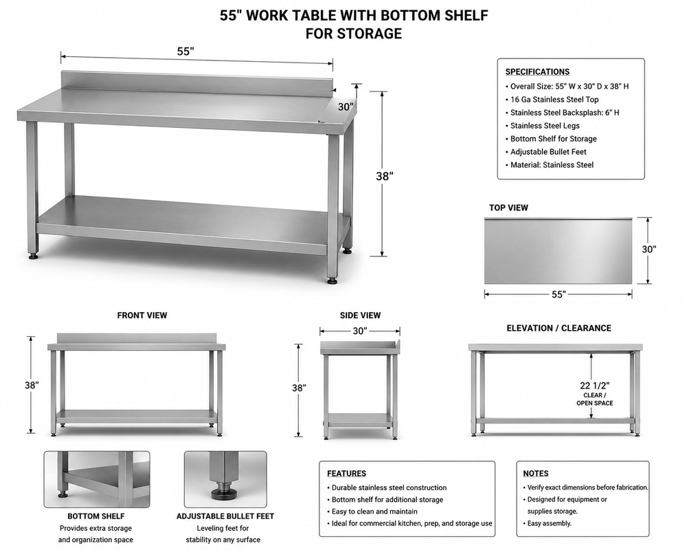 Custom Stainless Steel Commercial Kitchens