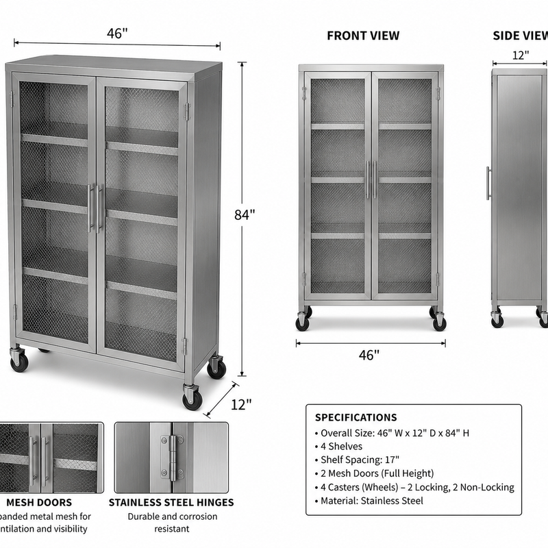 Custom Stainless Steel Commercial Kitchens