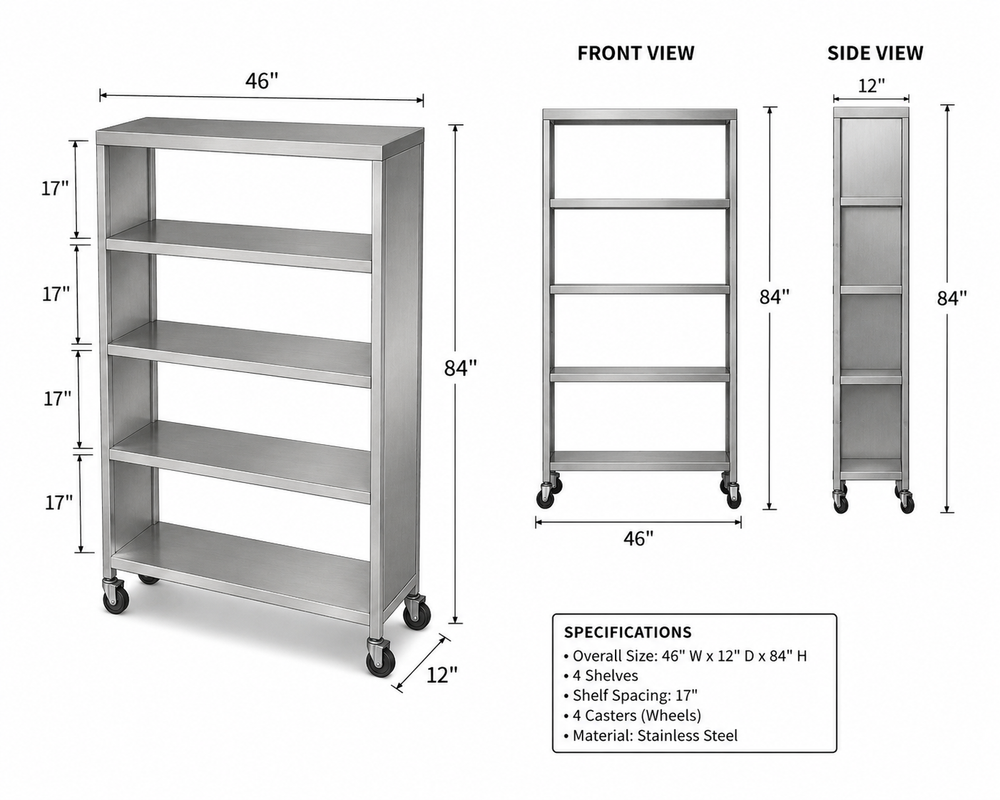 Custom Stainless Steel Commercial Kitchens