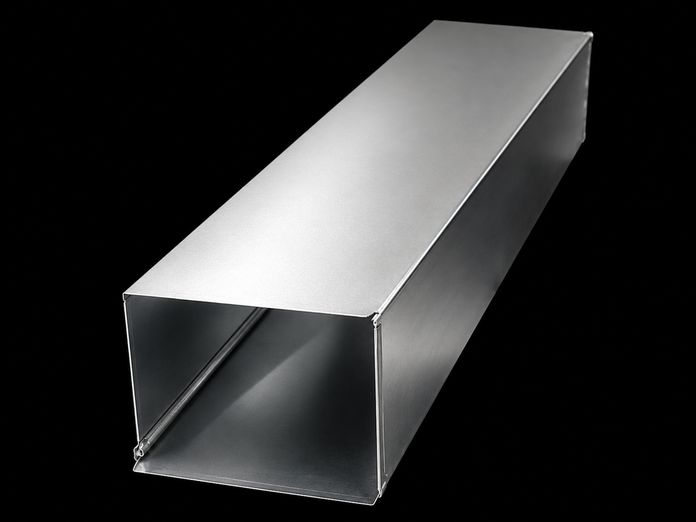 10" × 10" Cold Rolled Steel Duct – 10' Length