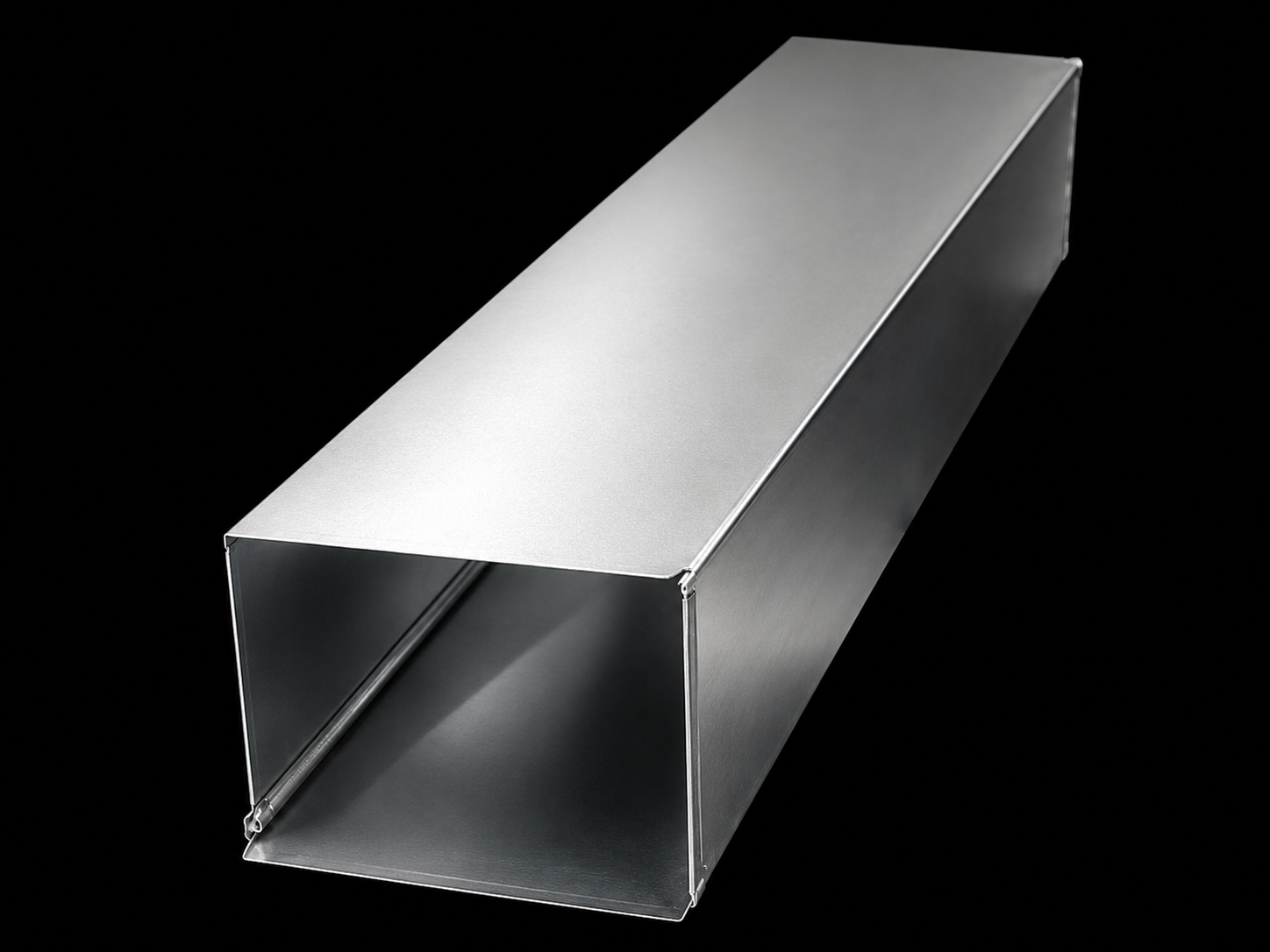 10" × 10" Cold Rolled Steel Duct – 10' Length