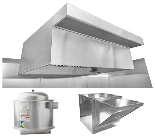 Texas Hood Fabrication | Restaurant Hood System w/ PSP Makeup-Air