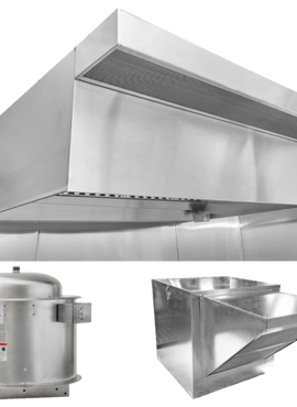 Texas Hood Fabrication | Restaurant Hood System w/ PSP Makeup-Air
